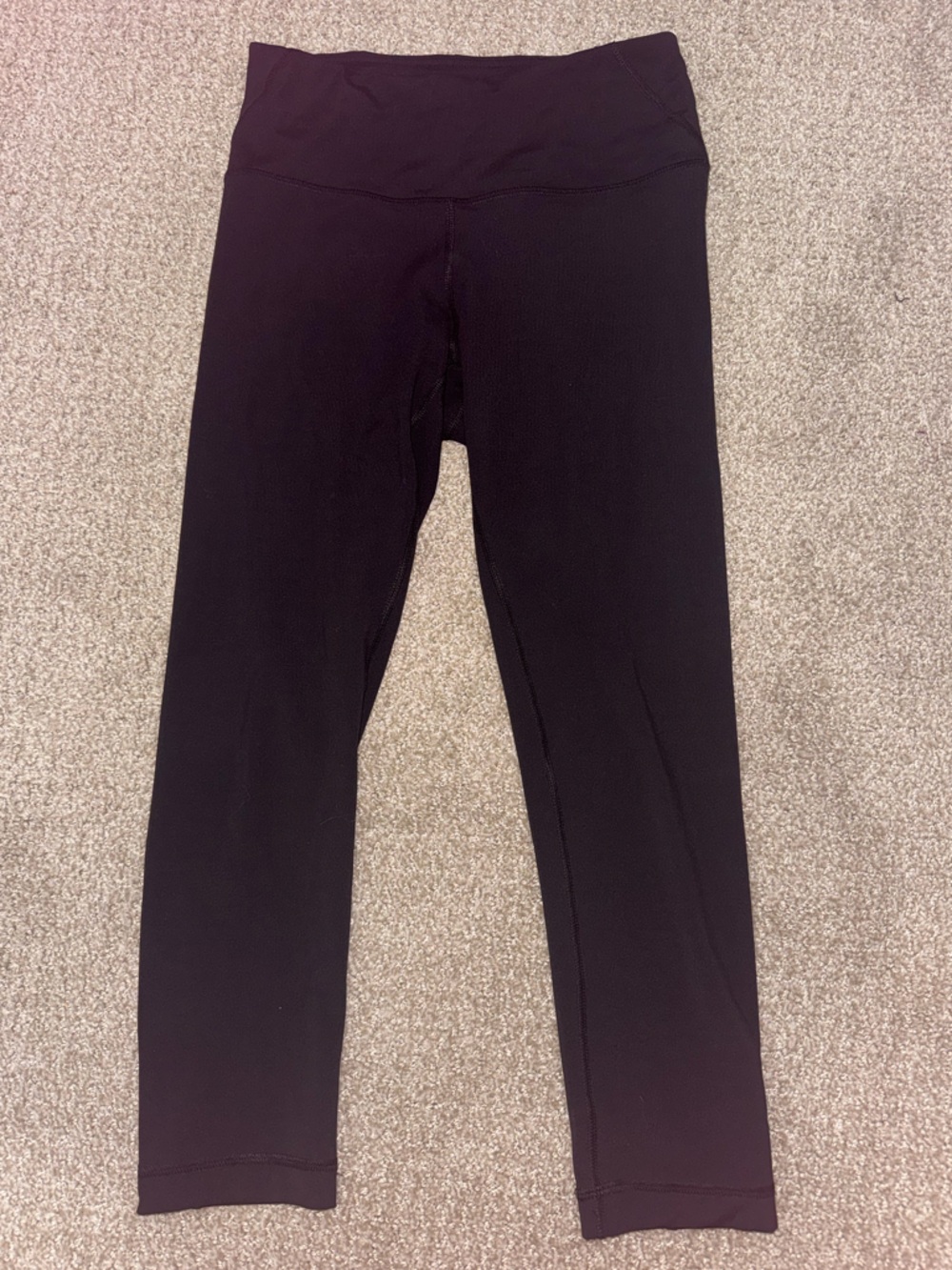 Yogalicious Black High-Rise Cropped Active Leggings